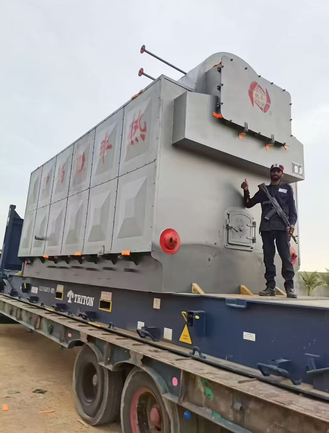 African biomass boilers burn coal and wood chips