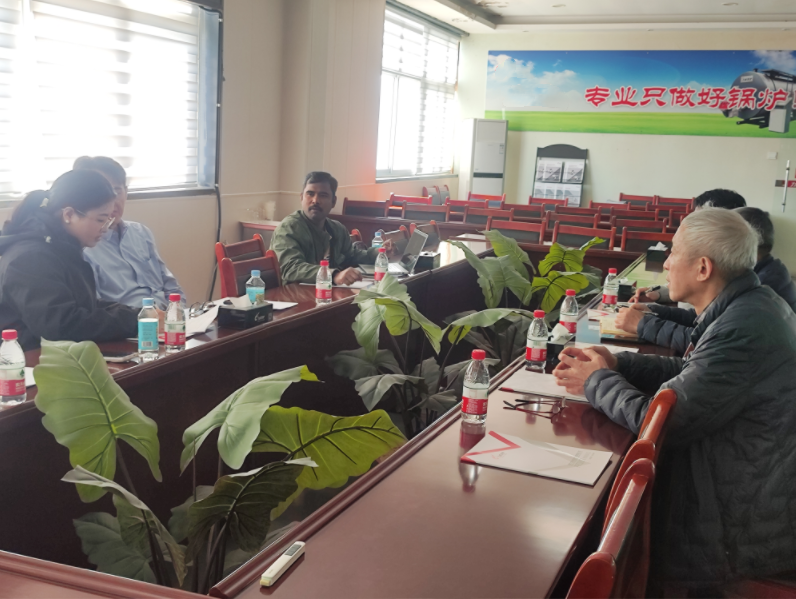 Boiler factory inspection and meeting